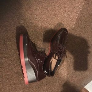 Zara TRF loafer wedges